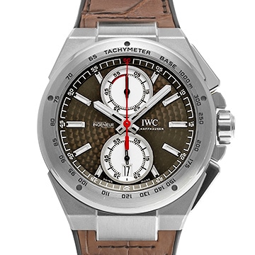 IWC インヂュニア クロノグラフ シルバーアロー IW378511 ブラウン/シルバー メンズ 時計 【中古】【wristwatch】