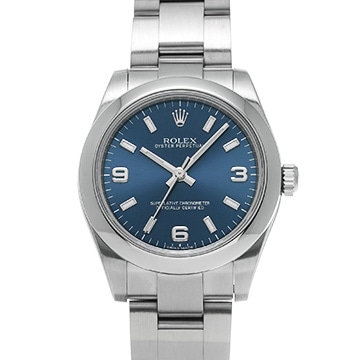 ロレックス オイスターパーペチュアル 31 177200 ブルー ユニセックス 時計 【中古】【wristwatch】