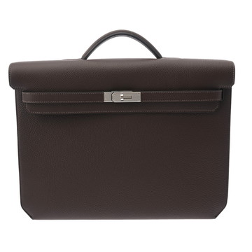 エルメス ケリーデペッシュ 36 ハバナ トゴ メンズ バッグ 【中古】【bag】