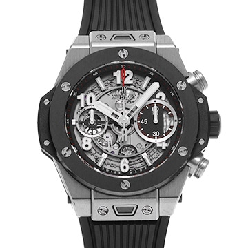 ウブロ ビッグバン ウニコ チタニウム セラミック 441.NM.1170.RX スケルトン メンズ 時計 【中古】【wristwatch】
