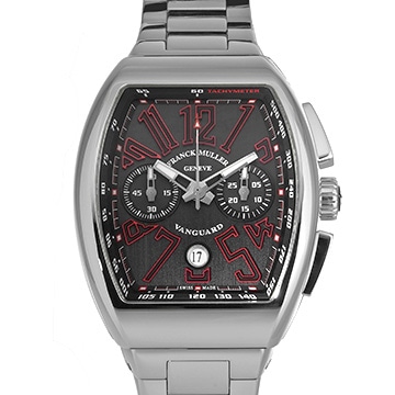フランクミュラー ヴァンガード クロノグラフ V45CCDTJ ACNR ブラック メンズ 時計 【中古】【wristwatch】