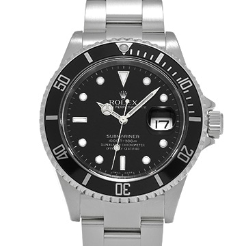 ロレックス サブマリーナ デイト 16610 ブラック メンズ 時計 【中古】【wristwatch】