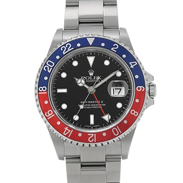 ロレックス GMTマスターII 16710 ブラック メンズ 時計 【中古】【wristwatch】