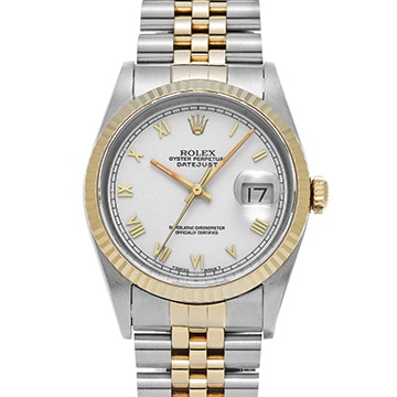 ロレックス デイトジャスト 16233 ホワイト メンズ 時計 【中古】【wristwatch】