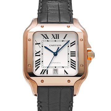 カルティエ サントス ドゥ カルティエ LM WGSA0011 シルバー メンズ 時計 【中古】【wristwatch】