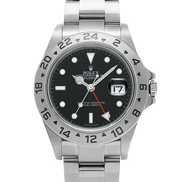 ロレックス エクスプローラーII 16570 ブラック メンズ 時計 【中古】【wristwatch】