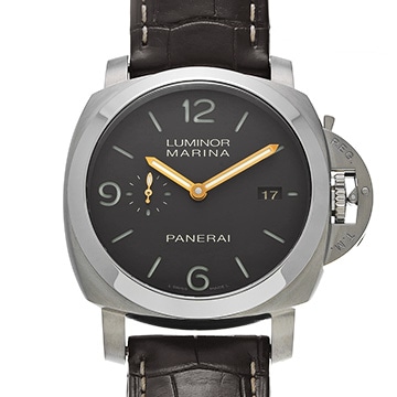 パネライ ルミノールマリーナ 1950 3デイズ チタニオ PAM00351 ブラウン メンズ 時計 【中古】【wristwatch】