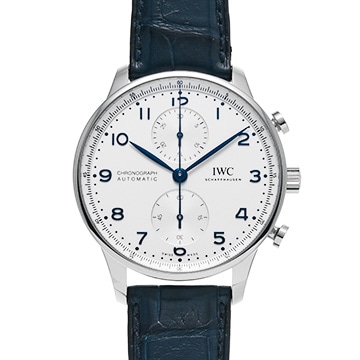 IWC ポルトギーゼ クロノグラフ IW371605 シルバー メンズ 時計 【中古】【wristwatch】