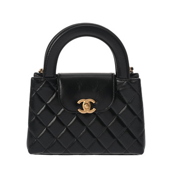 シャネル ミニ ショッピング バッグ ブラック AS4416 シャイニークランブルカーフスキン レディース バッグ 【新品】【bag】