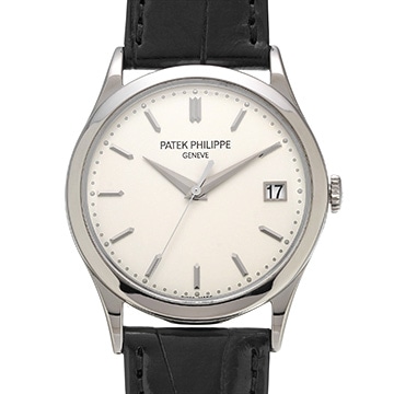 パテック フィリップ カラトラバ 5296G-001 シルバー メンズ 時計 【中古】【wristwatch】
