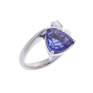 ノーブランド タンザナイトリング シルバー Pt900プラチナ レディース ジュエリー 【中古】【jewelry】