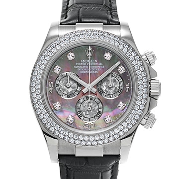 ロレックス コスモグラフ デイトナ 116589RBR ブラックシェル/ダイヤモンド メンズ 時計 【中古】【wristwatch】