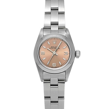 ロレックス オイスターパーペチュアル 67180 ピンク レディース 時計 【中古】【wristwatch】