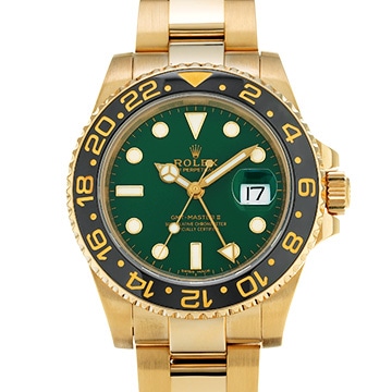 ロレックス GMTマスターII 116718LN グリーン メンズ 時計 【中古】【wristwatch】
