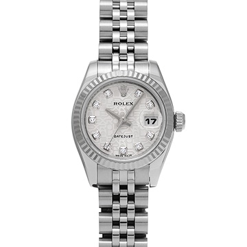 ロレックス デイトジャスト 179174G シルバーコンピュータ/ダイヤモンド レディース 時計 【中古】【wristwatch】