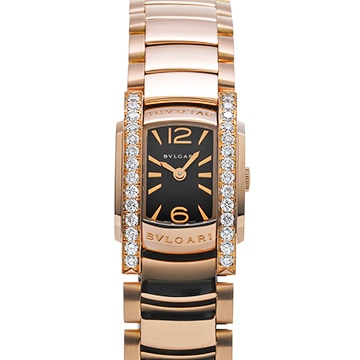 ブルガリ アショーマ AAP26G ブラック レディース 時計 【中古】【wristwatch】