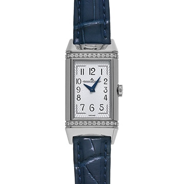 ジャガー ルクルト レベルソ ワン デュエット Q3348420 シルバー/ミッドナイトブルー メンズ 時計 【中古】【wristwatch】