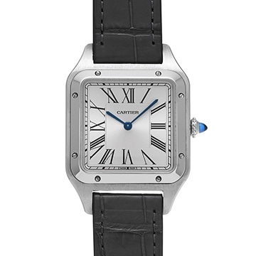 カルティエ サントス デュモン LM WSSA0022 シルバー メンズ 時計 【中古】【wristwatch】
