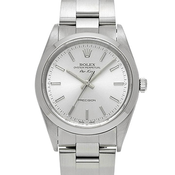 ロレックス エアキング 14000M シルバー メンズ 時計 【中古】【wristwatch】
