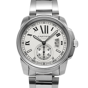 カルティエ カリブル ドゥ カルティエ W7100015 シルバー メンズ 時計 【中古】【wristwatch】