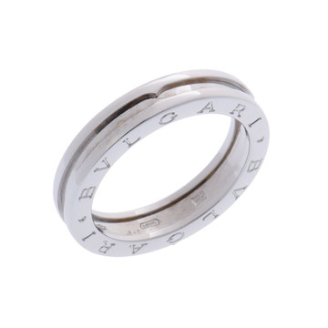 ブルガリ B.ZERO1リング XS #61 シルバー K18ホワイトゴールド WG レディース ジュエリー 【中古】【jewelry】