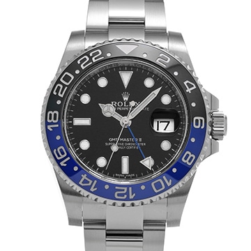 ロレックス GMTマスターII 116710BLNR ブラック メンズ 時計 【中古】【wristwatch】