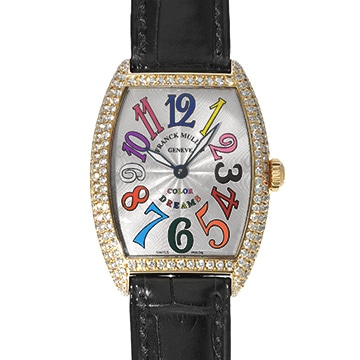 フランクミュラー トノウカーベックス プティ カラードリーム 7502QZD シルバー レディース 時計 【中古】【wristwatch】