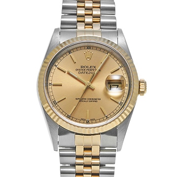 ロレックス デイトジャスト 16233 シャンパン メンズ 時計 【中古】【wristwatch】