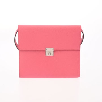 エルメス クリック16 2WAY ローズアザレ ヴォーエプソン レディース バッグ 【中古】【bag】