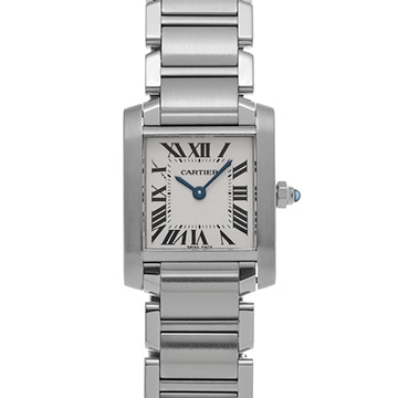 カルティエ タンクフランセーズ SM　 W51008Q3 シルバー レディース 時計 【中古】【wristwatch】