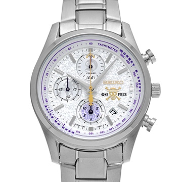 セイコー ワンピース モンキーD・ルフィ ギア5 エディション 7T92-HDH0 シルバー メンズ 時計 【中古】【wristwatch】
