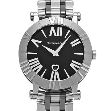 ティファニー アトラス Z1301.11.11A10A00A ブラック レディース 時計 【中古】【wristwatch】
