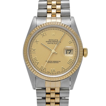 ロレックス デイトジャスト 16233 シャンパン メンズ 時計 【中古】【wristwatch】