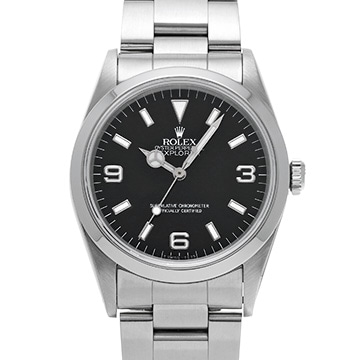 ロレックス エクスプローラー 14270 ブラック メンズ 時計 【中古】【wristwatch】