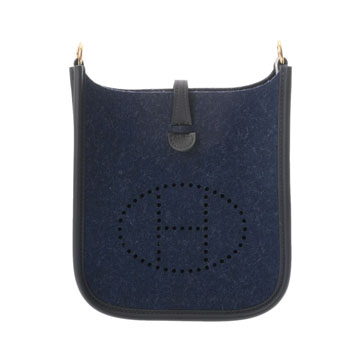 エルメス エヴリン TPM ブルーニュイ フェルト/ヴォースイフト レディース バッグ 【未使用】【bag】