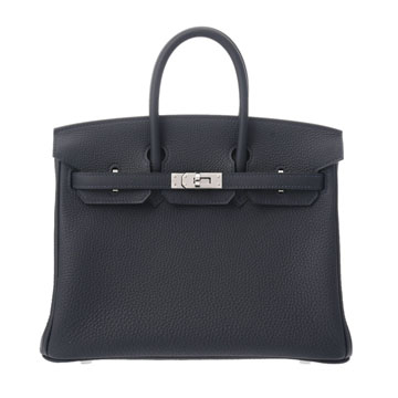 エルメス バーキン 25 ブルーニュイ トゴ レディース バッグ 【新品】【bag】