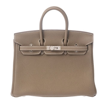 エルメス バーキン 25 エトゥープ トゴ レディース バッグ 【未使用】【bag】