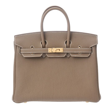 エルメス バーキン 25 エトゥープ トゴ レディース バッグ 【新品】【bag】