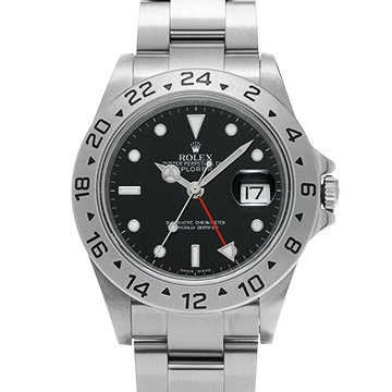 ロレックス エクスプローラーII 16570 ブラック メンズ 時計 【中古】【wristwatch】
