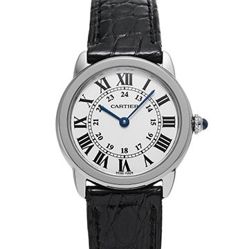 カルティエ ロンドソロ ドゥ カルティエ SM W6700155 シルバー レディース 時計 【中古】【wristwatch】