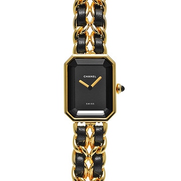 シャネル プルミエール S H0001 ブラック レディース 時計 【中古】【wristwatch】