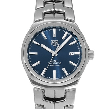 タグ ホイヤー リンク キャリバー5 WBC2112.BA0603 ブルー メンズ 時計 【中古】【wristwatch】