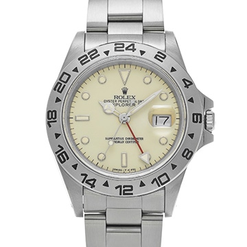 ロレックス エクスプローラーII アイボリー 16550 アイボリー メンズ 時計 【中古】【wristwatch】