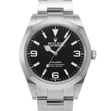 ロレックス エクスプローラー 214270 ブラック メンズ 時計 【中古】【wristwatch】