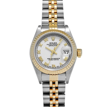 ロレックス デイトジャスト 79173 ホワイト レディース 時計 【中古】【wristwatch】