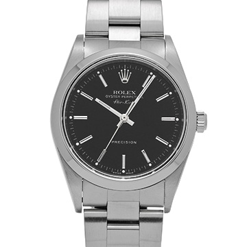 ロレックス エアキング 14000M ブラック メンズ 時計 【中古】【wristwatch】