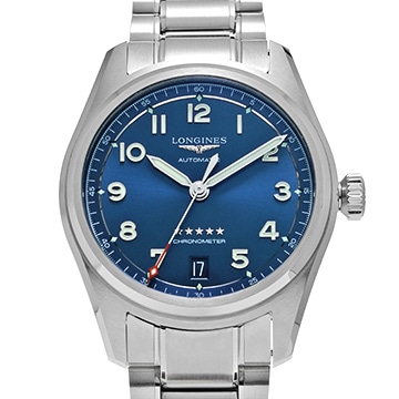 ロンジン スピリット L3.410.4.93.6 ブルー メンズ 時計 【中古】【wristwatch】