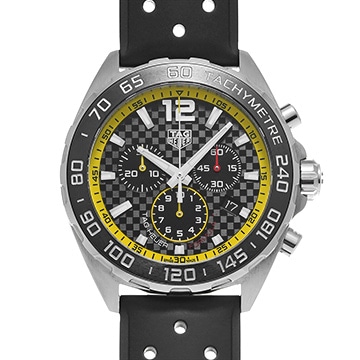 タグ ホイヤー フォーミュラ1 クォーツ クロノグラフ CAZ101AC.FT8024 ブラック メンズ 時計 【中古】【wristwatch】