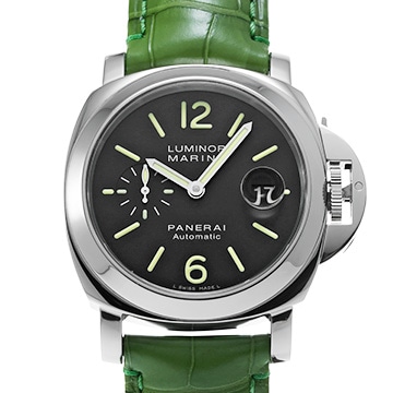 パネライ ルミノールマリーナ オートマティック PAM00104 ブラック メンズ 時計 【中古】【wristwatch】