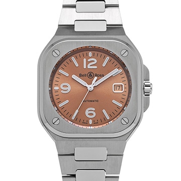 ベル＆ロス BR 05 カッパーブラウン BR05A-BR-ST/SST ブラウン メンズ 時計 【中古】【wristwatch】